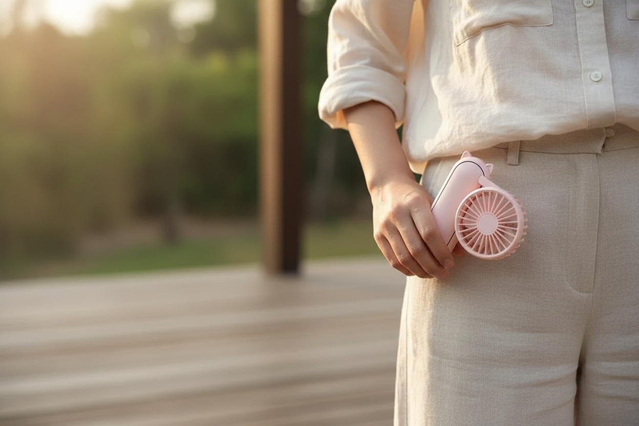 Foldable USB Rechargeable Mini Fan