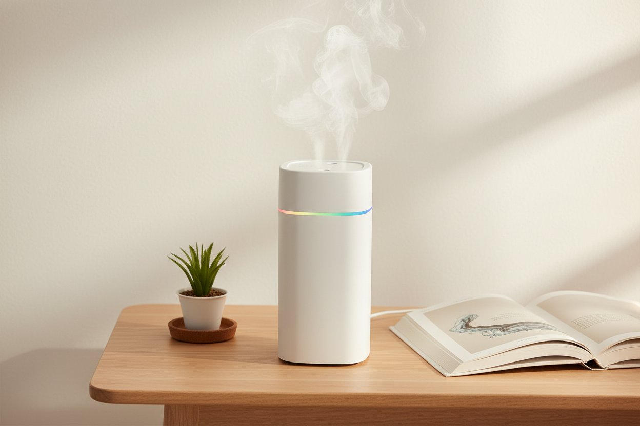 Dual-Spray Aromatherapy Humidifier – 600ml