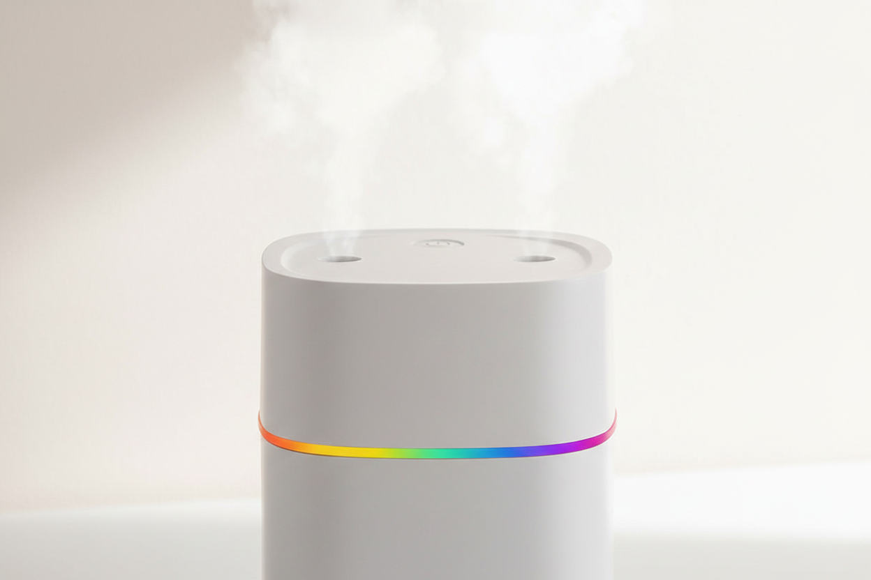 Dual-Spray Aromatherapy Humidifier – 600ml